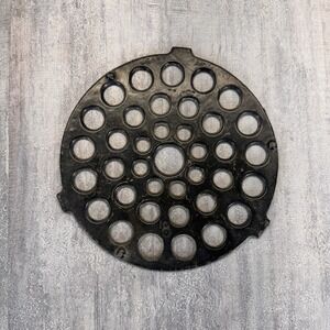 Cast Iron Dutch Oven Trivet Plate 8 Stamp 8 Inch Vintage Unbranded
